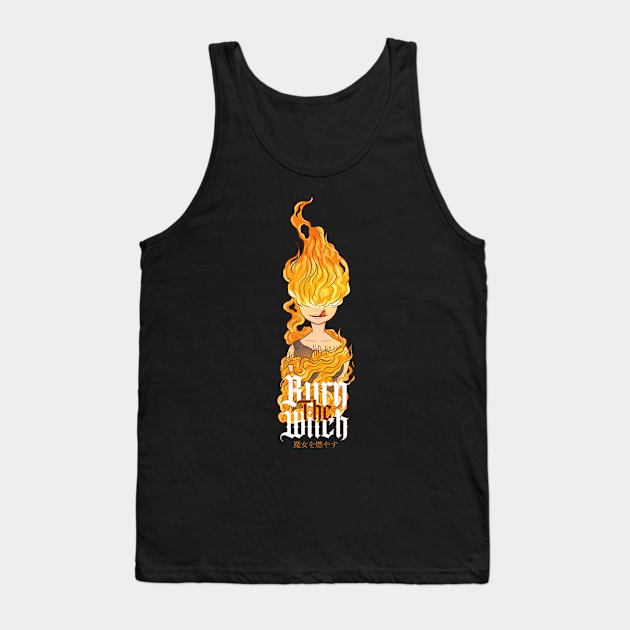 Burn The Witch Tank Top by Sons of Skull